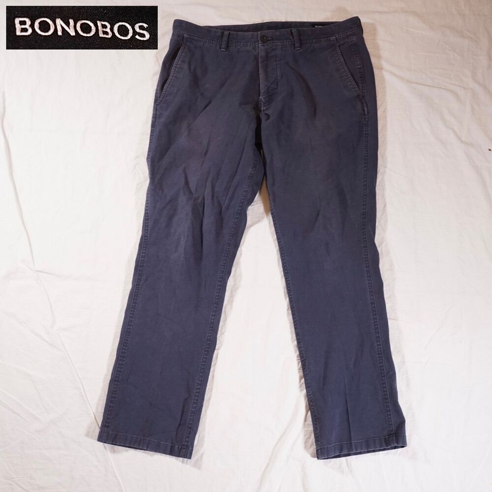 Bonobos Pants Chino Navy Blue 33x30
